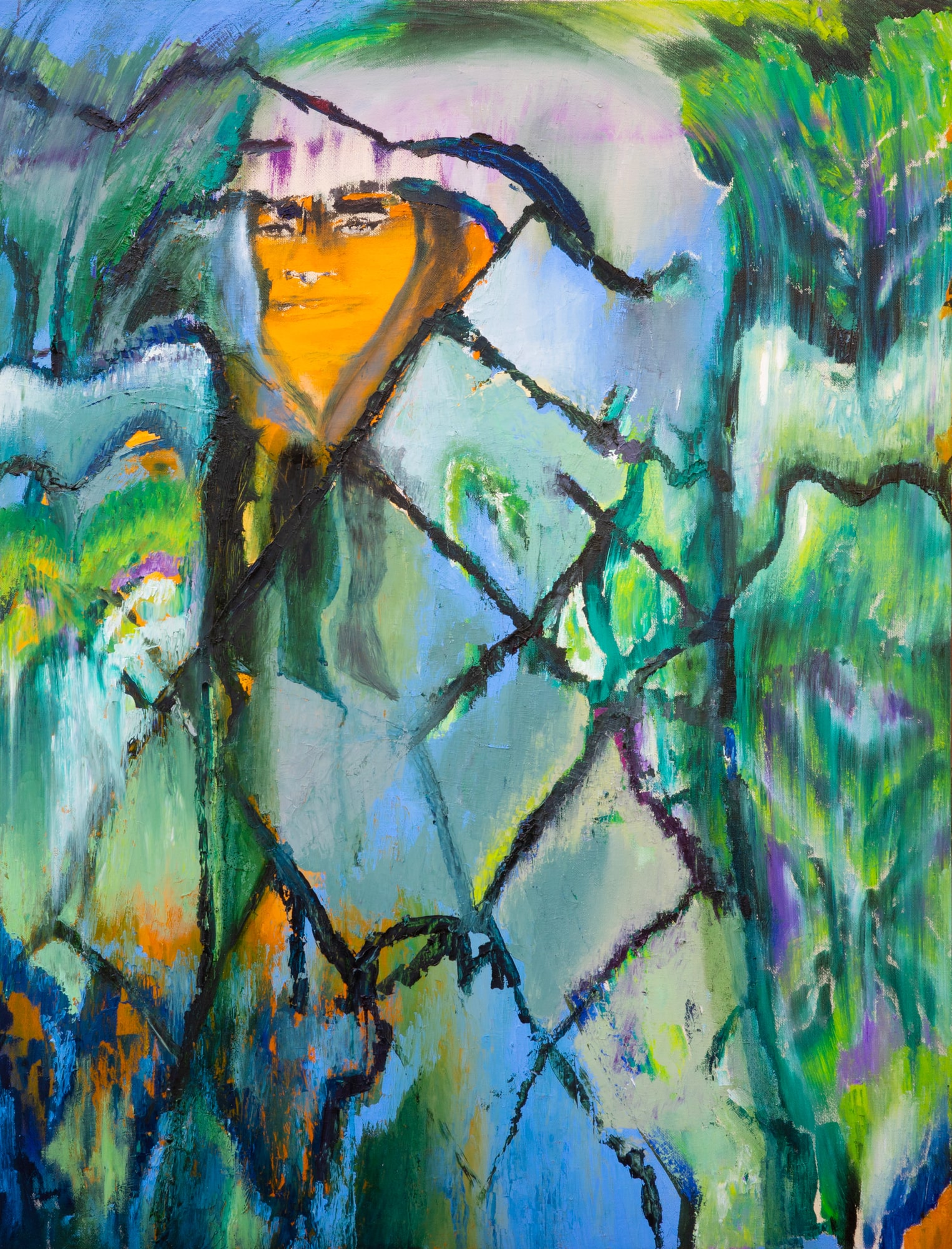 Huminilowich-Vanda_4_Vázák-arccal_2022_Olaj,-vászon_80x60-cm-min