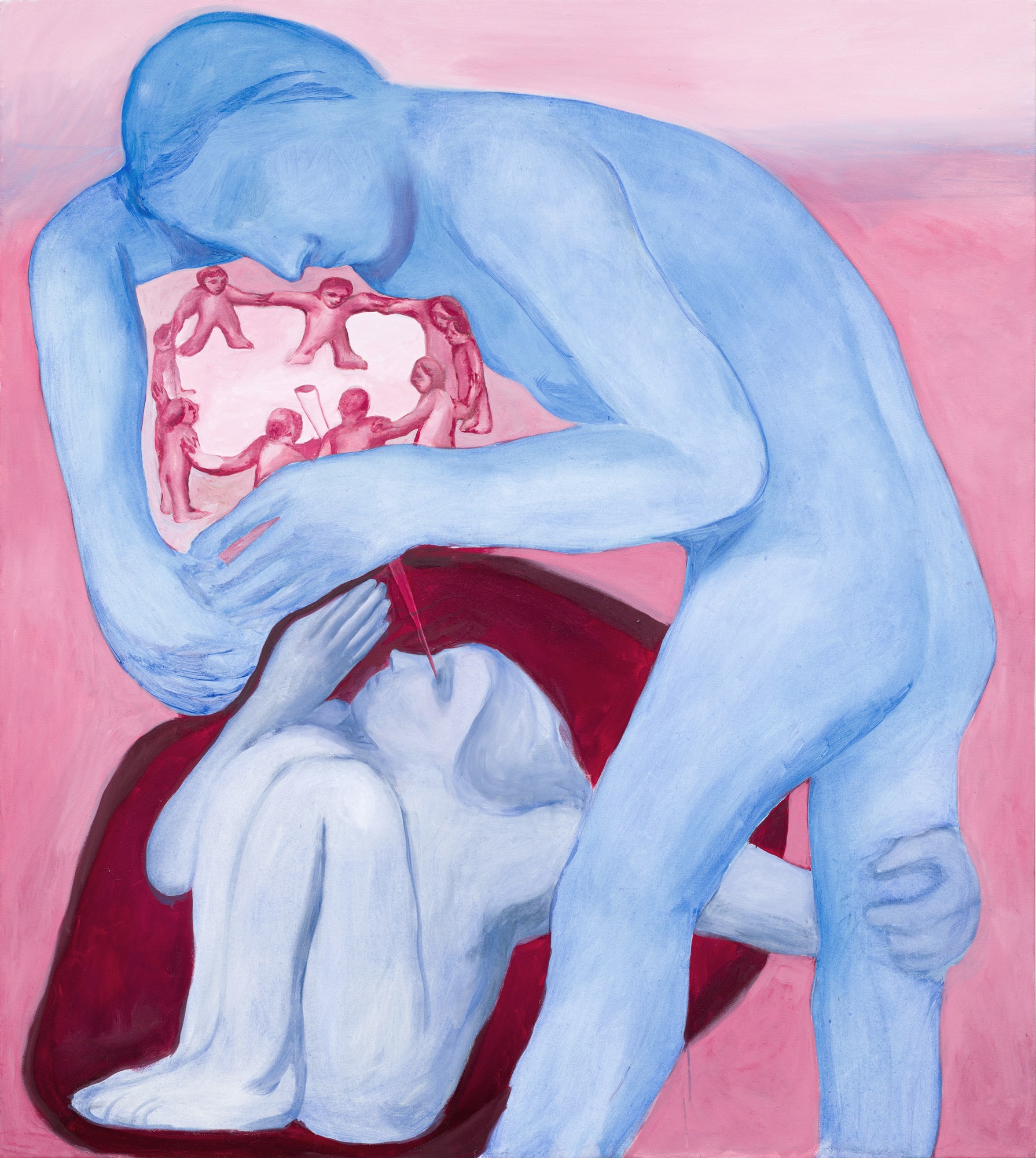 Kálóczy-Eszter_34_A-kilábalás-története_2024_Olaj,-vászon_165x150-cm-min