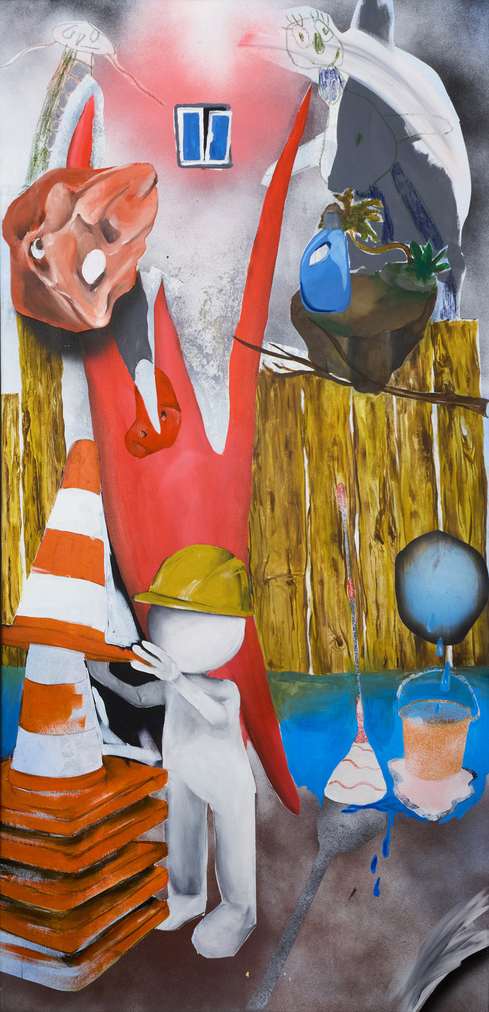 KOVÁCS Kira_19_6B_2024_vegyestechnika, vászon_155x75 cm