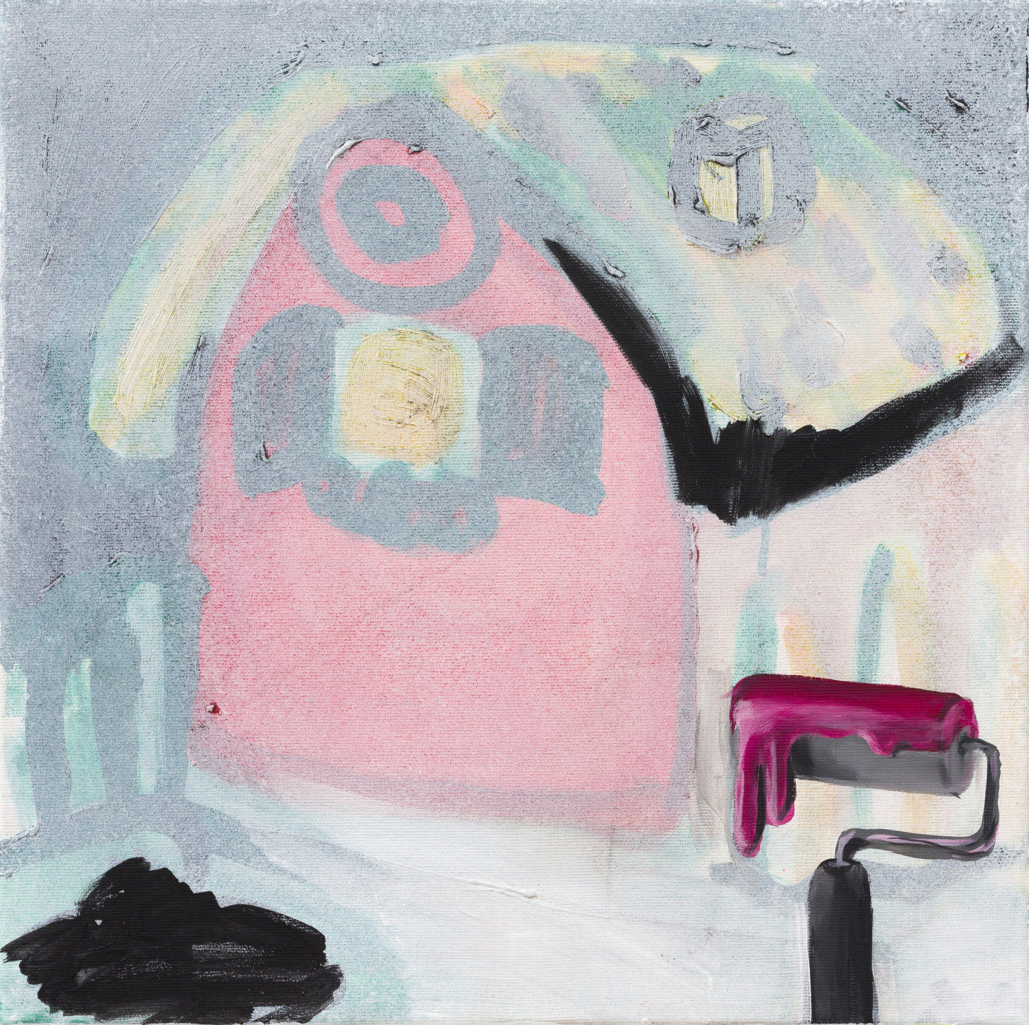 KOVÁCS Kira_24_Vázlat 4_2024_vegyestechnika, vászon_40x40 cm