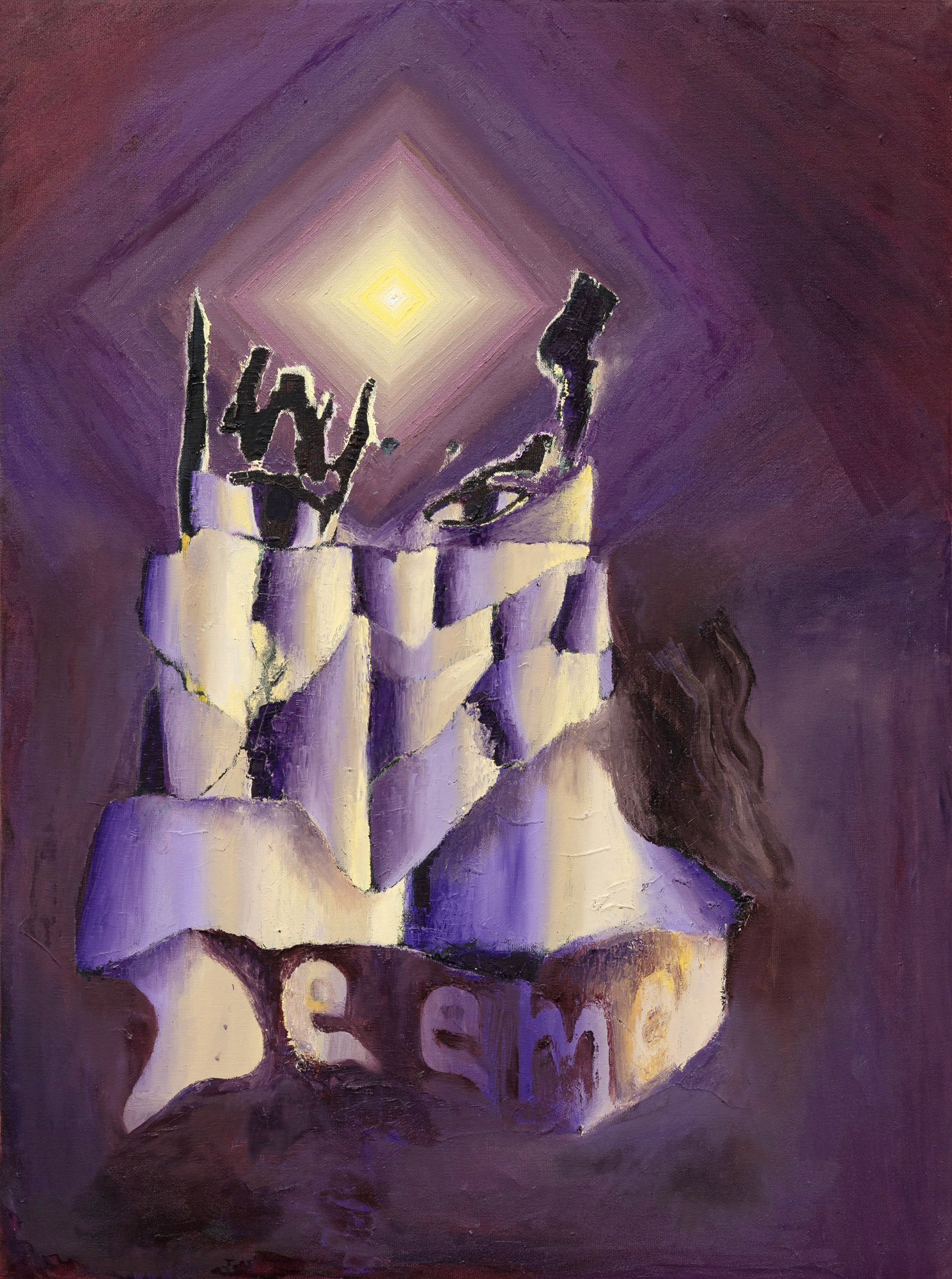 HUMINILOWICZ Vanda_33_See me_2024_olaj, vászon_80×60 cm