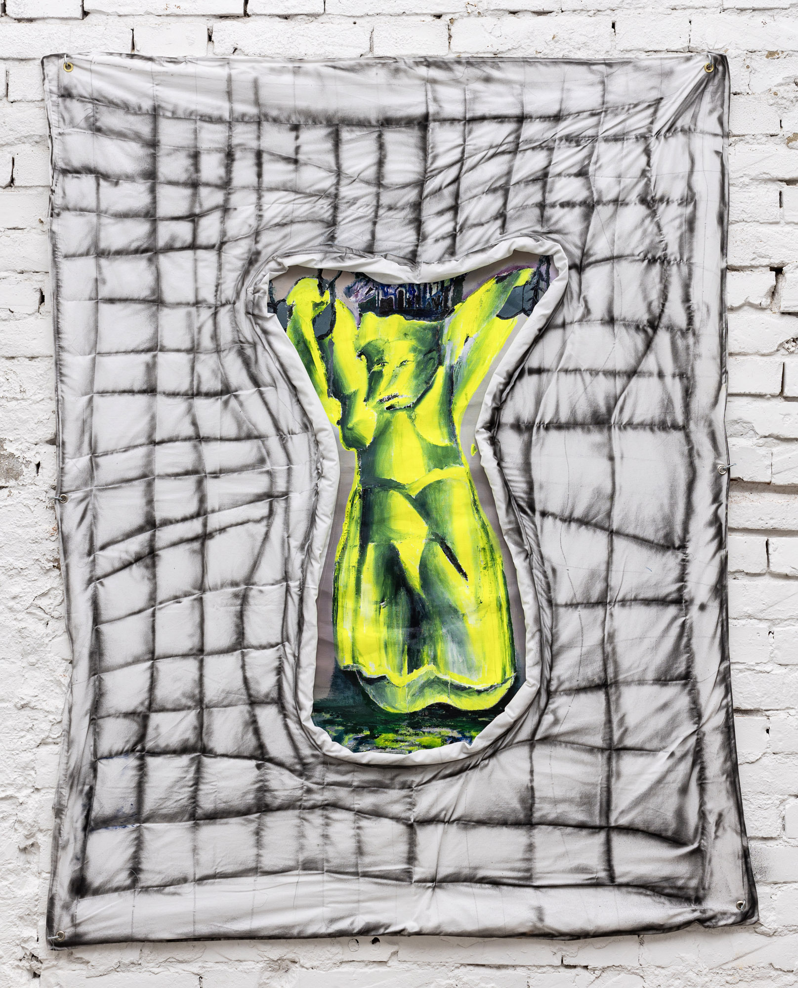 HUMINILOWICZ Vanda_35_Not too good news_2024_olaj, vászon_160×130 cm