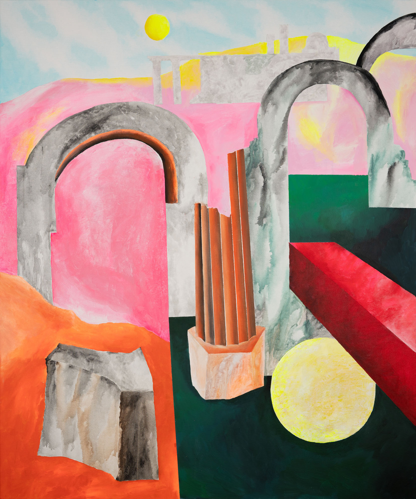 TÁNCOS Anna_23_Melankólia_2024_akril, vászon_120×100 cm