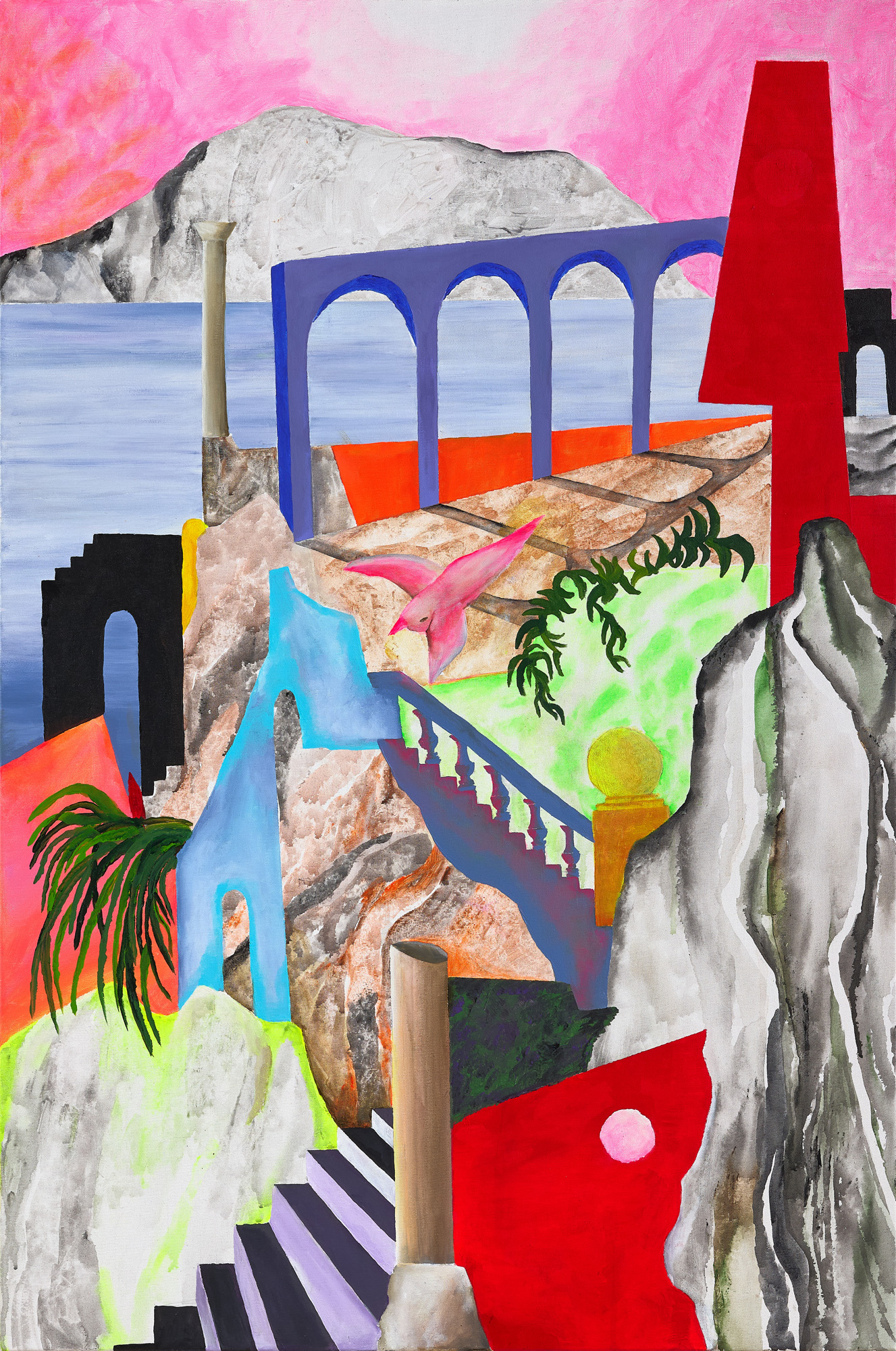 TÁNCOS Anna_31_Labirintus_2024_akril, vászon_120×80 cm