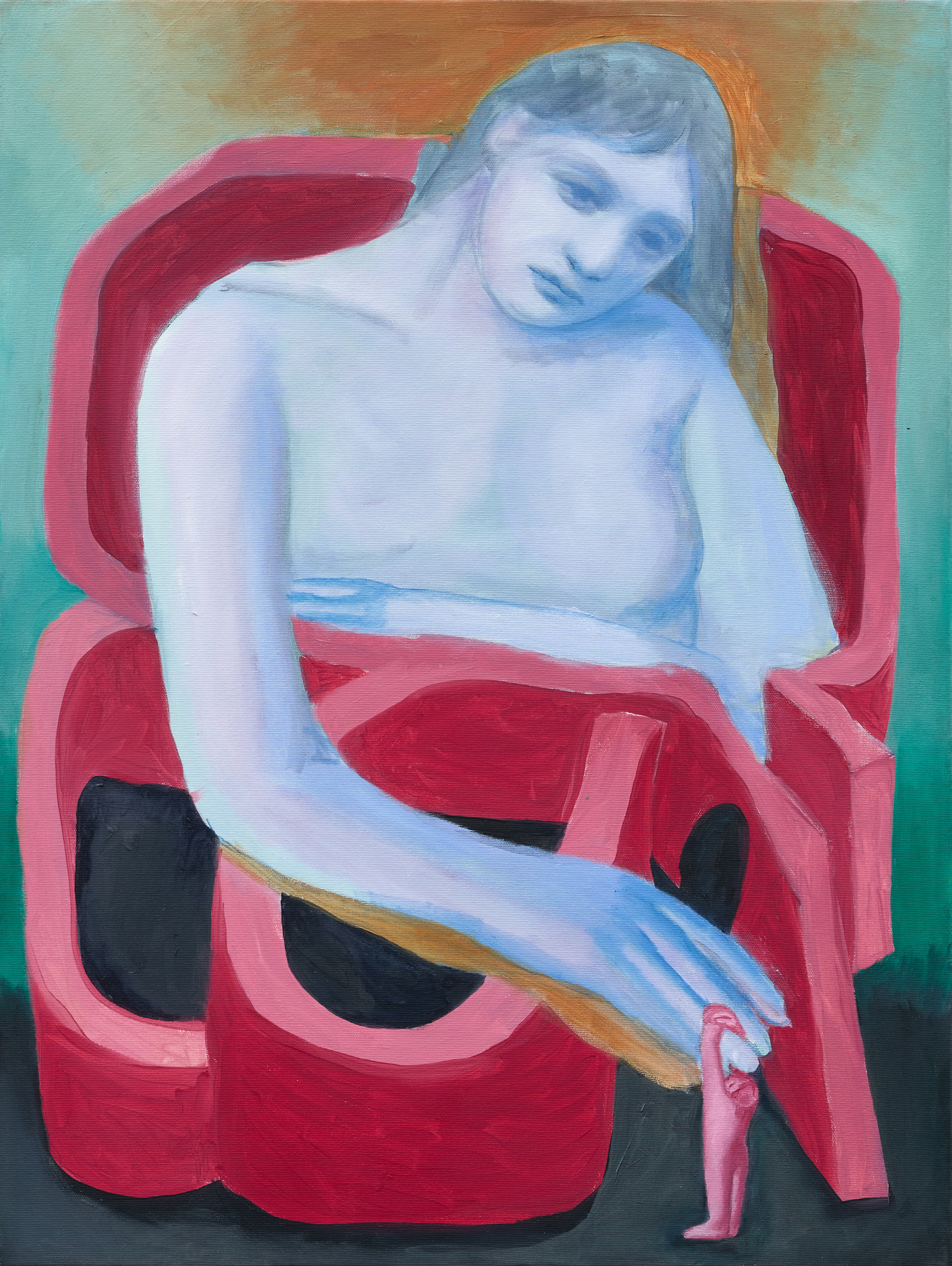 KÁLÓCZY Eszter_42_Labirintus_2025_olaj, vászon_80×60 cm_1