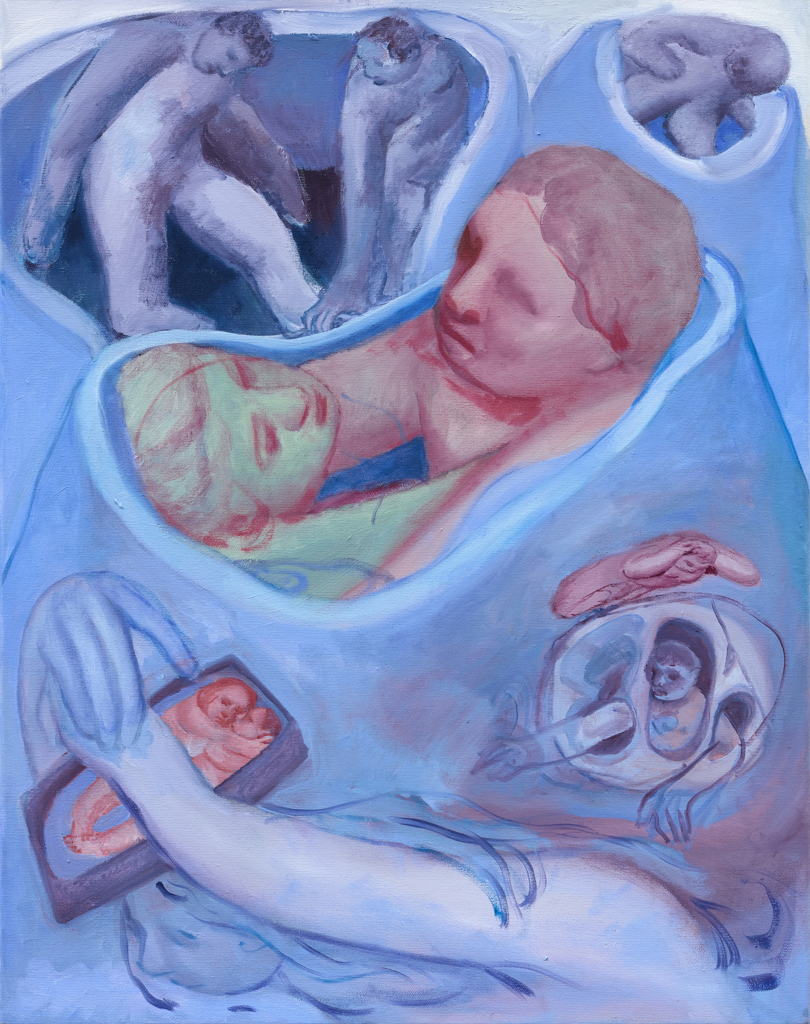 KÁLÓCZY Eszter_44_Egy kedves érintés emléke_2025_olaj, vászon_70×50 cm_1