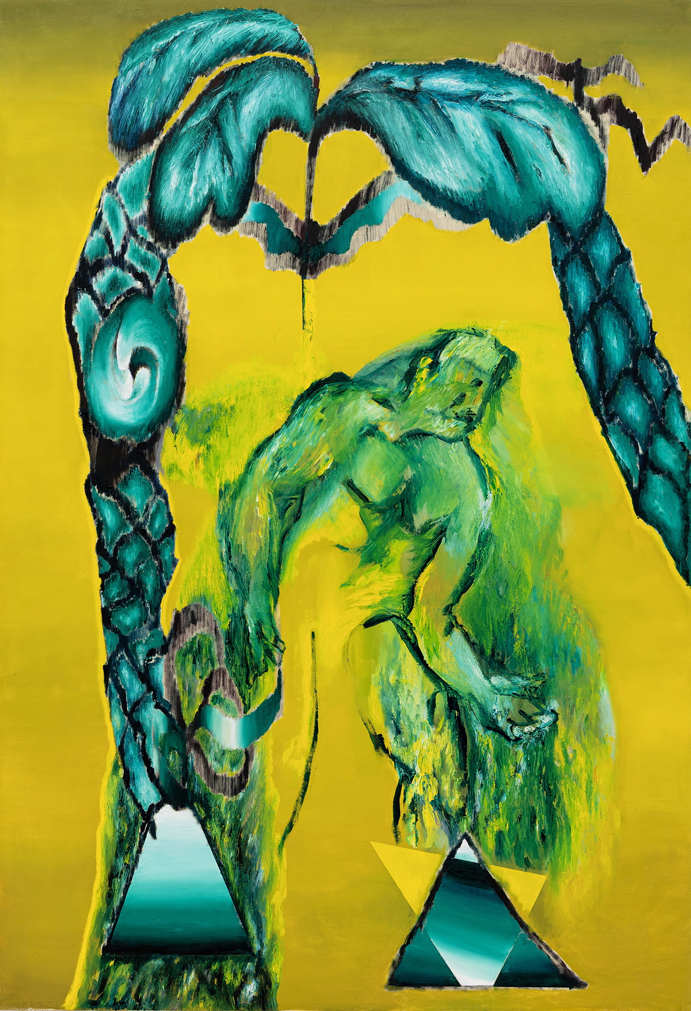 HUMINILOWICZ Vanda_58_Tetraptichon No. 1_2025_olaj, vászon_160×110 cm_1
