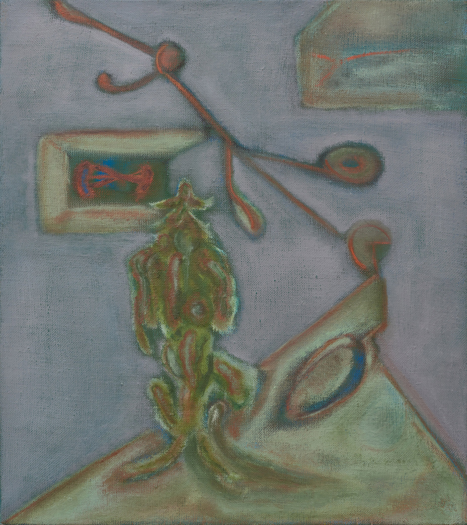 ULBERT Ádám_30_Conjunction Lichen a._2024_olaj, vászon_45×40 cm