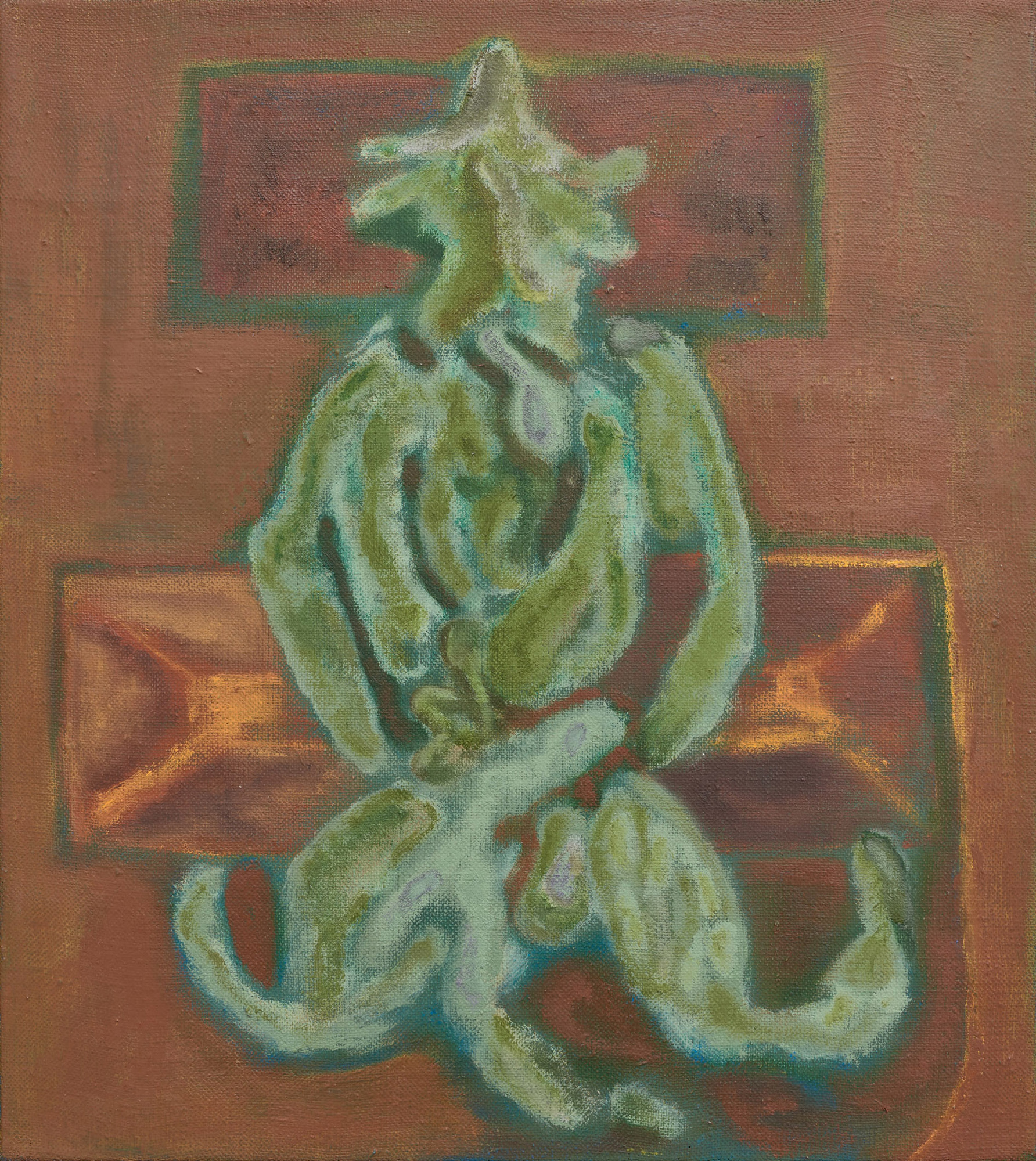 ULBERT Ádám_31_Conjunction Lichen b._2024_olaj, vászon_45×40 cm