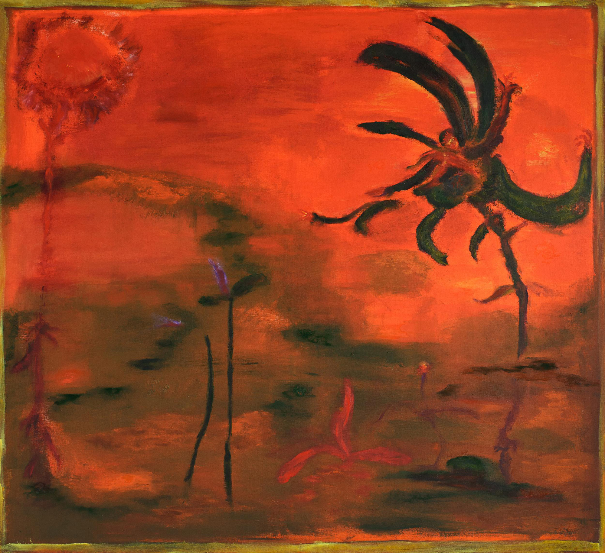 ULBERT Ádám_4_Empires of a Sun, marsh land_2019_olaj, vászon_120×110 cm