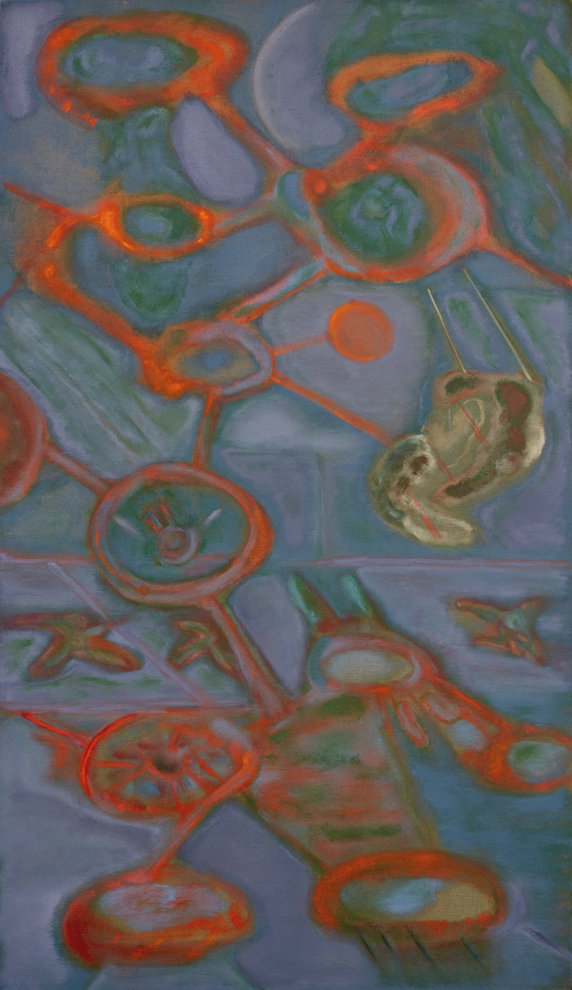 ULBERT Ádám_38_Unnamed no. 39_2023_olaj, vászon_130×75 cm