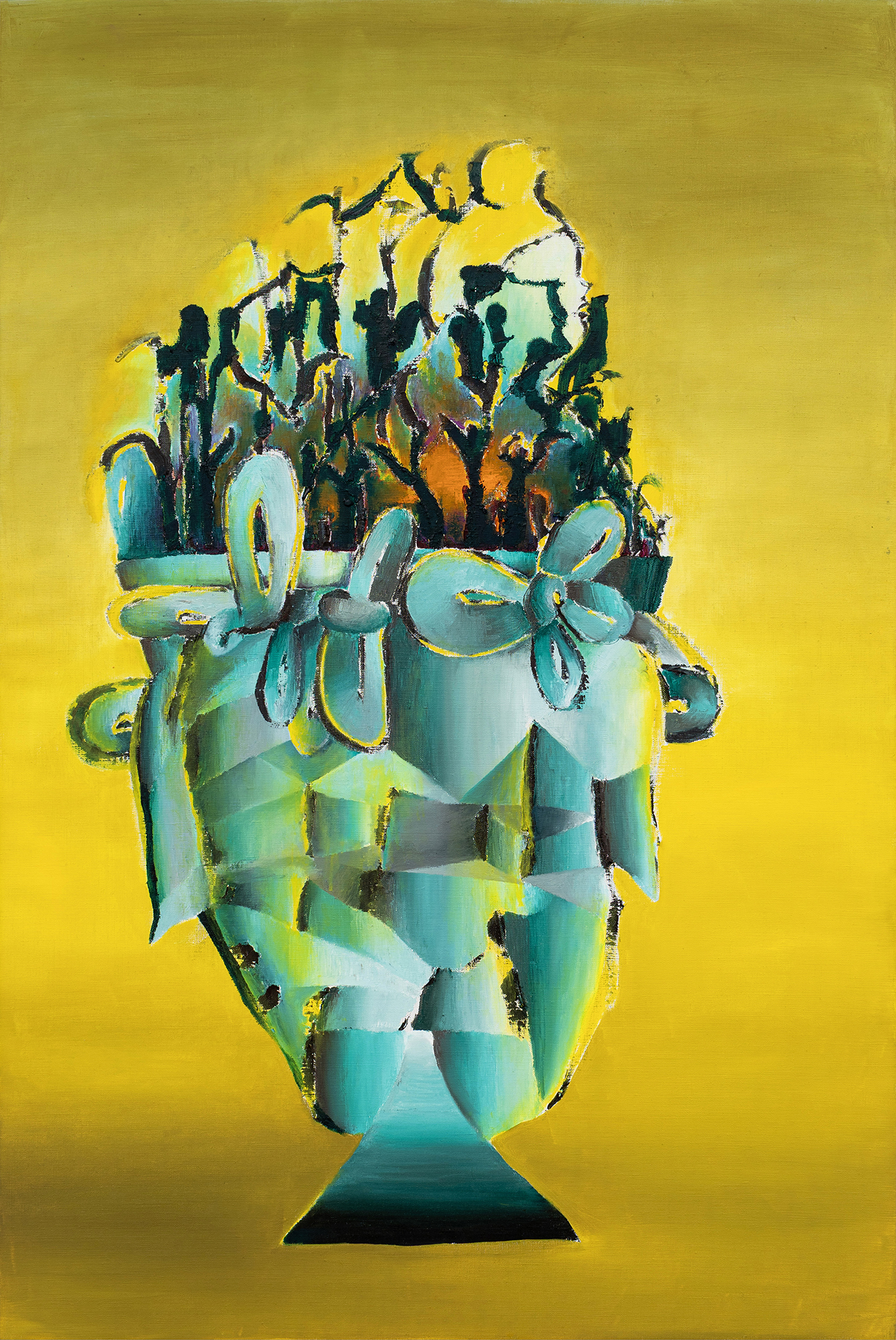 HUMINILOWICZ Vanda_49_Virágmintás amfóra_2025_olaj, vászon_120×80 cm_SMALL WEB