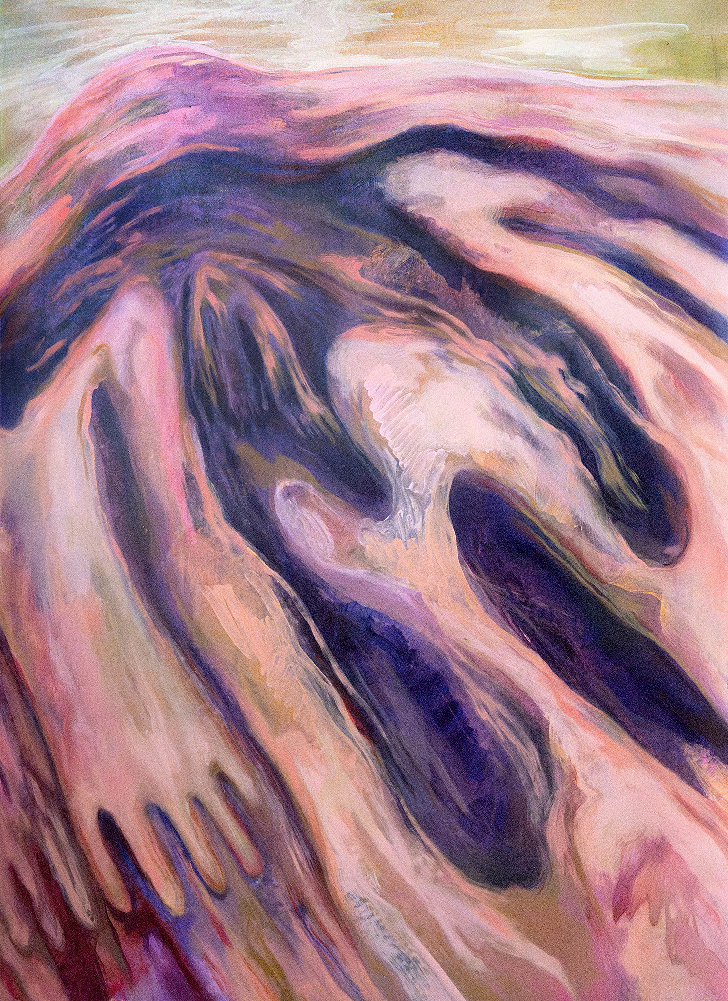 CSAPÓ Júlia_105_Encounter VIII._2026_akril, vászon_150x110 cm