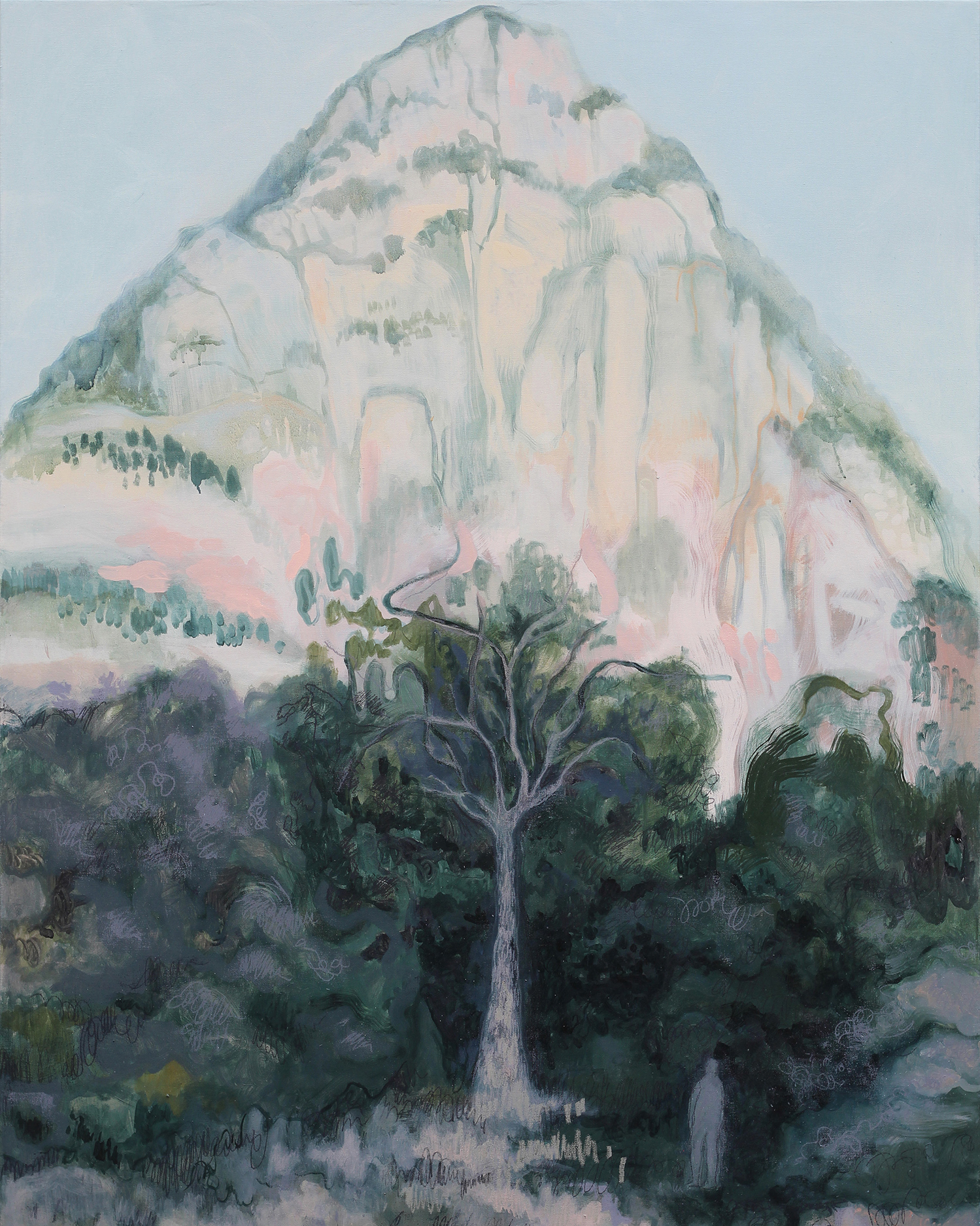 CSAPÓ Júlia_1_Hegy I._2022_olaj, vászon_160×119,5 cm copy_B