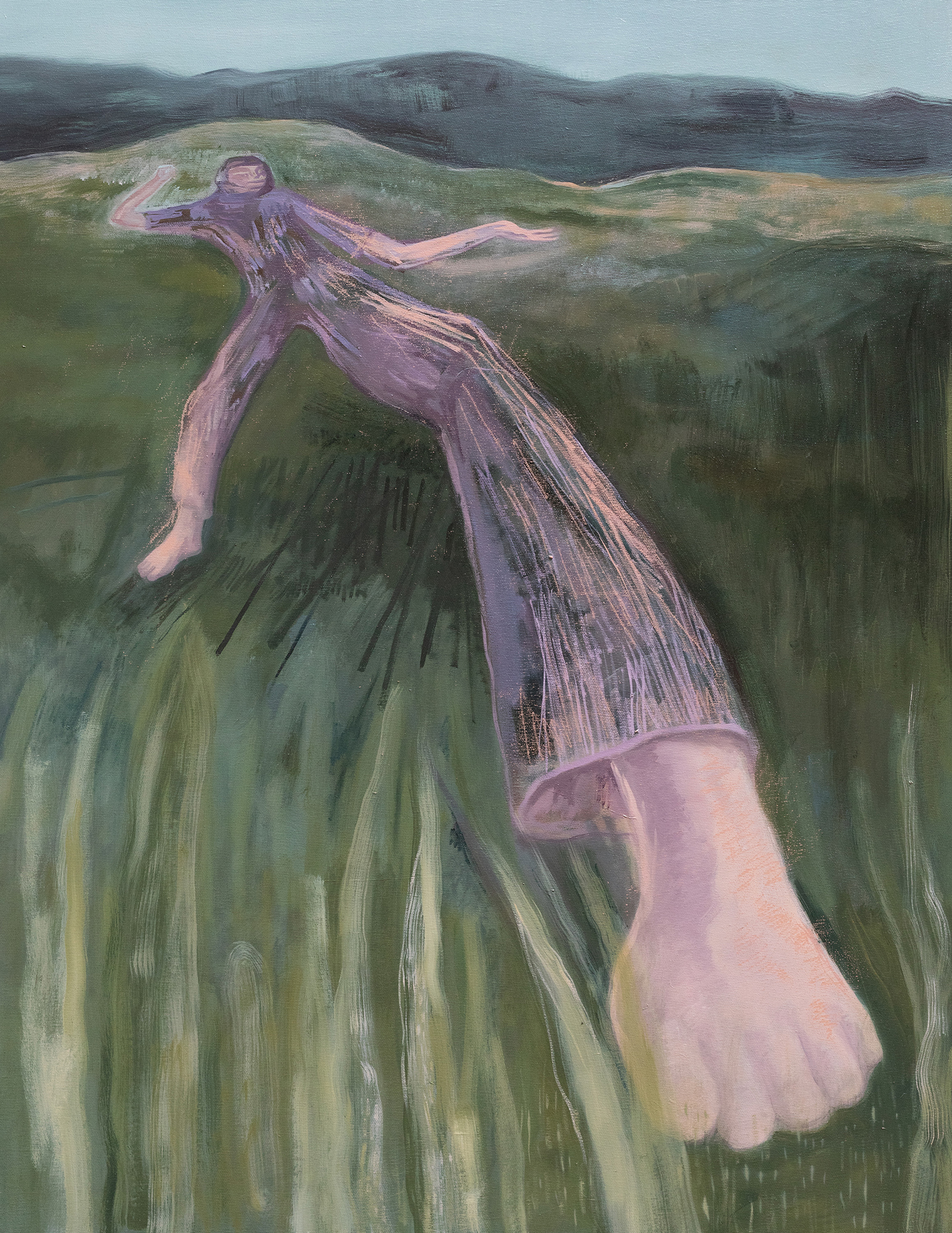 CSAPÓ Júlia_6_Alak tájban I._2023_olaj, vászon_90×70 cm copy