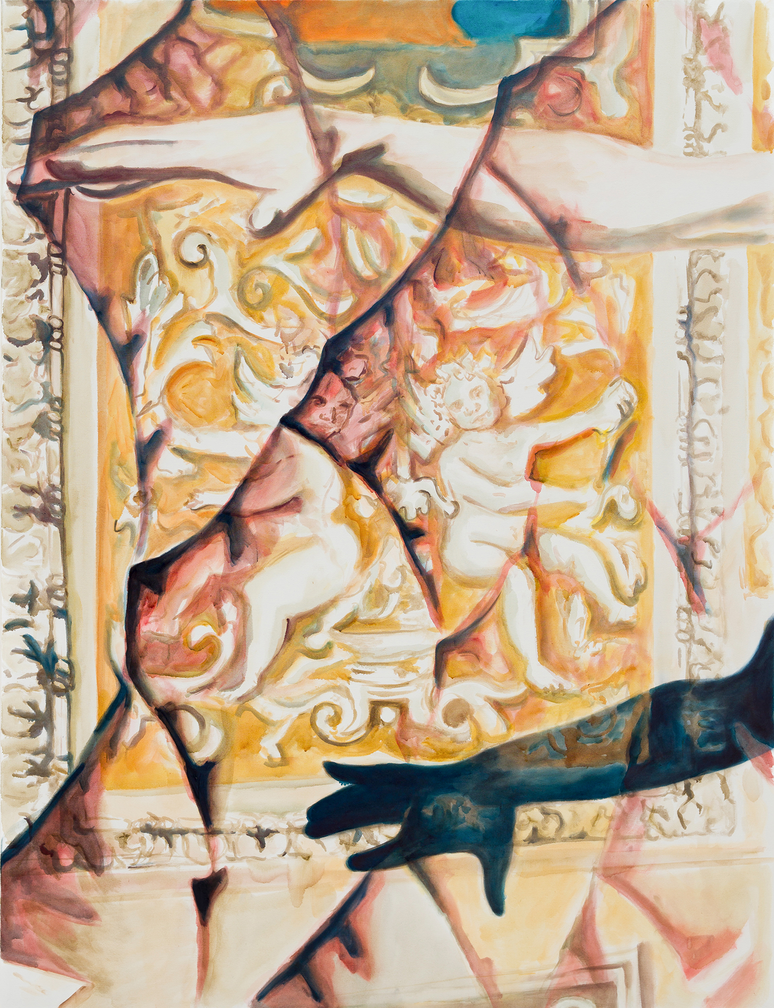 KLING Emma_20_You can‘t ghost a ghost 4._2025_olaj, vászon_180×130 cm copy