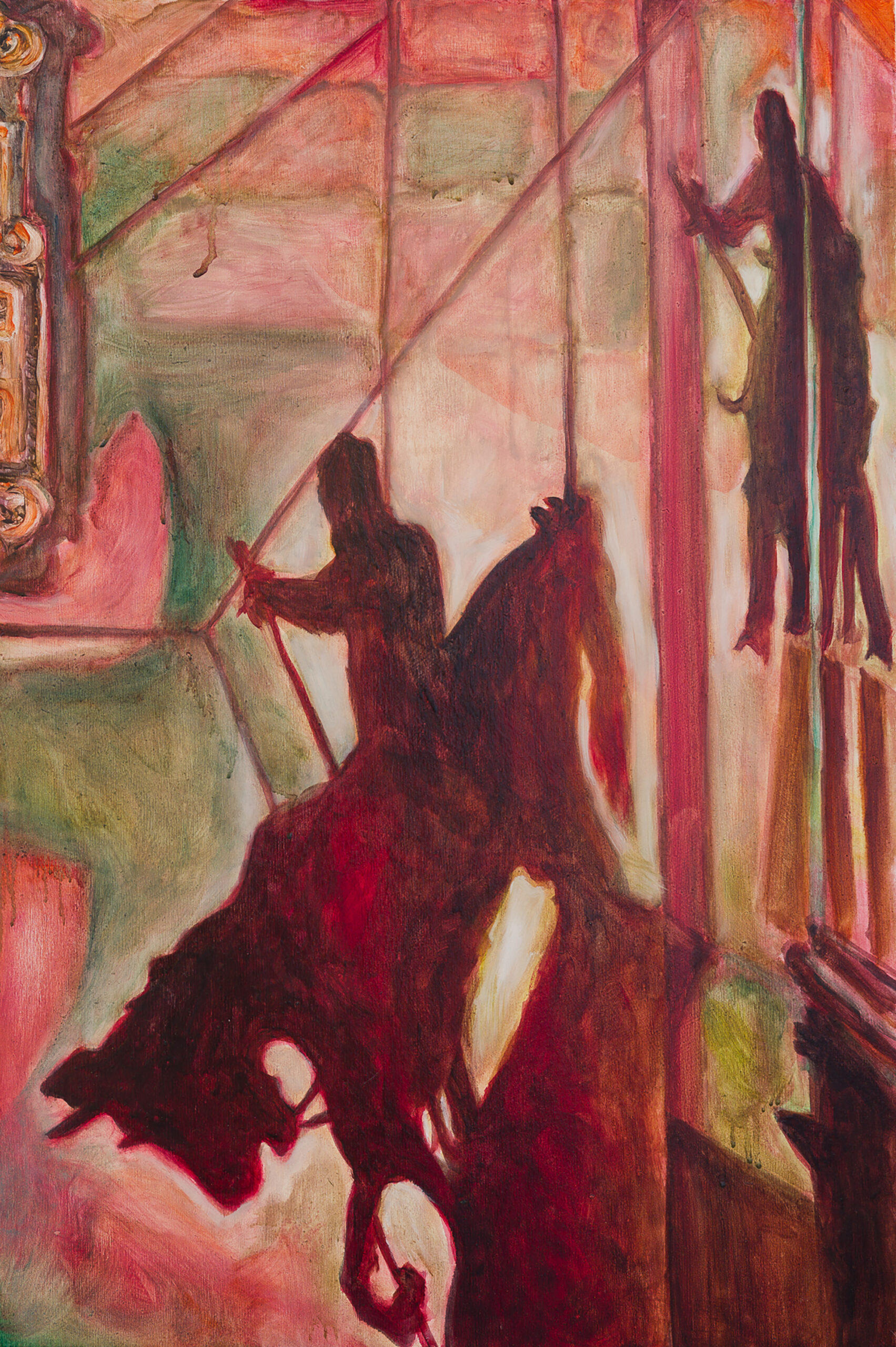 KLING Emma_23_Rendszerváltás 2._2026_olaj, fa_60×40 cm
