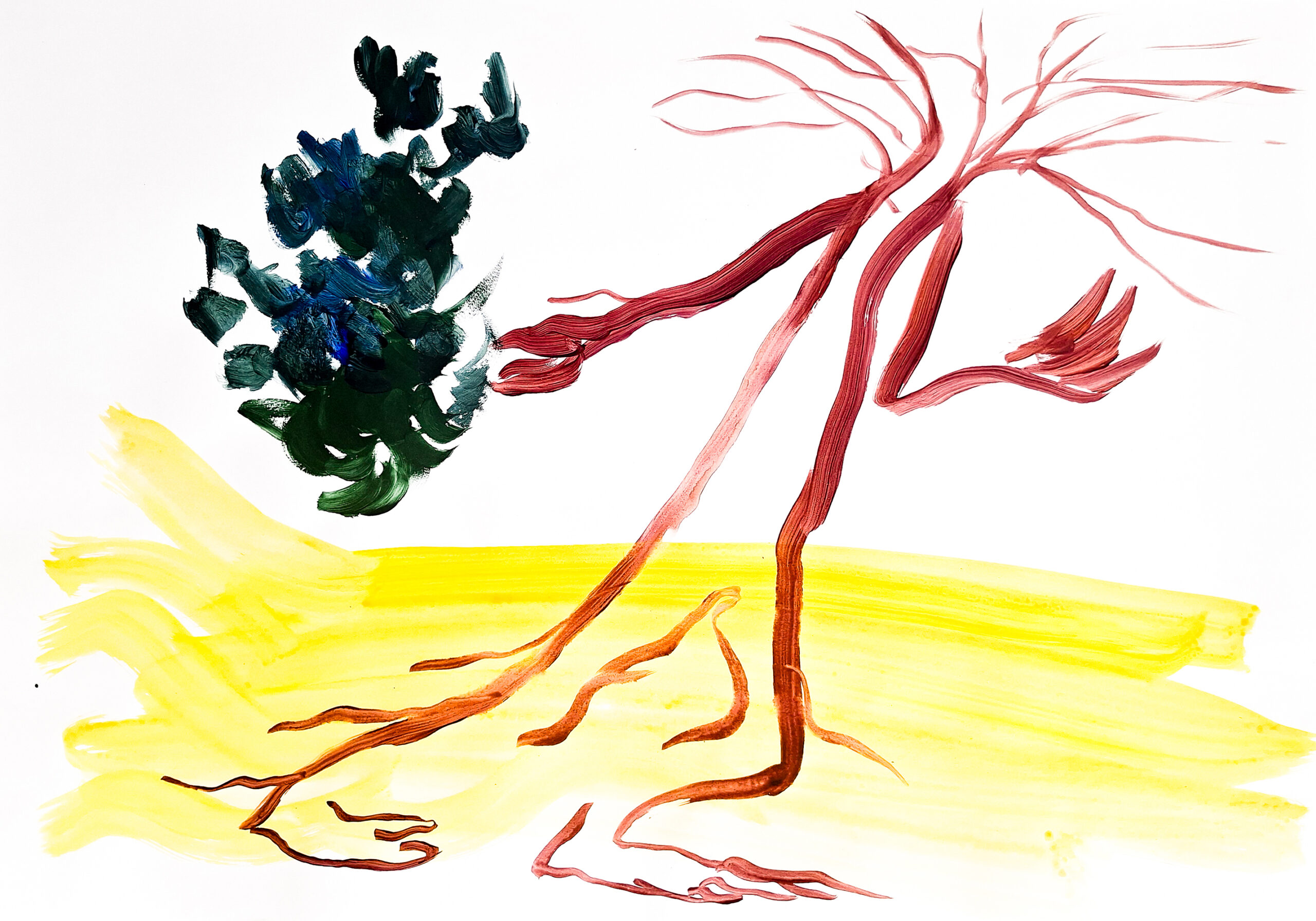 Drawing Series-2026-acrylic and tempera on paper-100x70cm (13)-2 copy